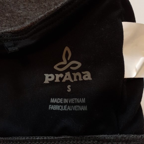 prAna Everyday Bra in Charcoal Stripe Size S - Picture 3 of 9